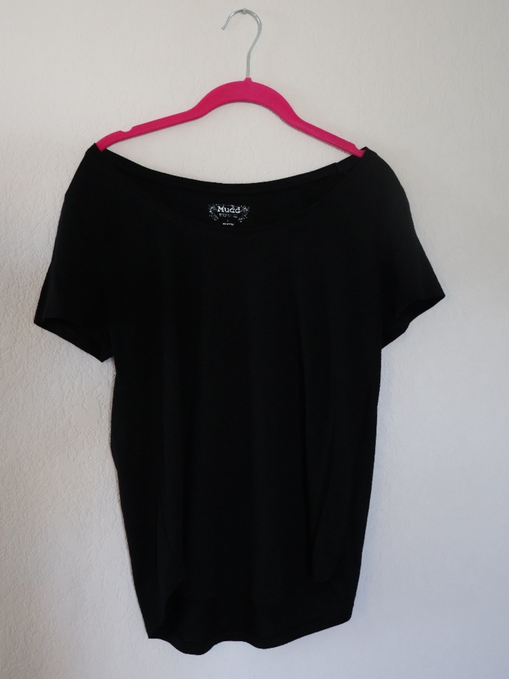Mudd black road-trip tee tshirt juniors sz L